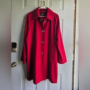 London Fog Red Trench Coat